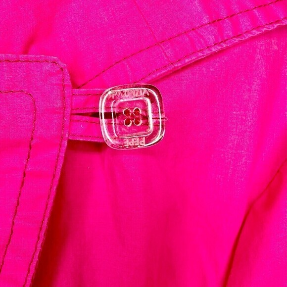 Patrizia Pepe Lightweight Trench Coat Ruby Violet NWT IT 42/US 6 - Picture 5 of 9